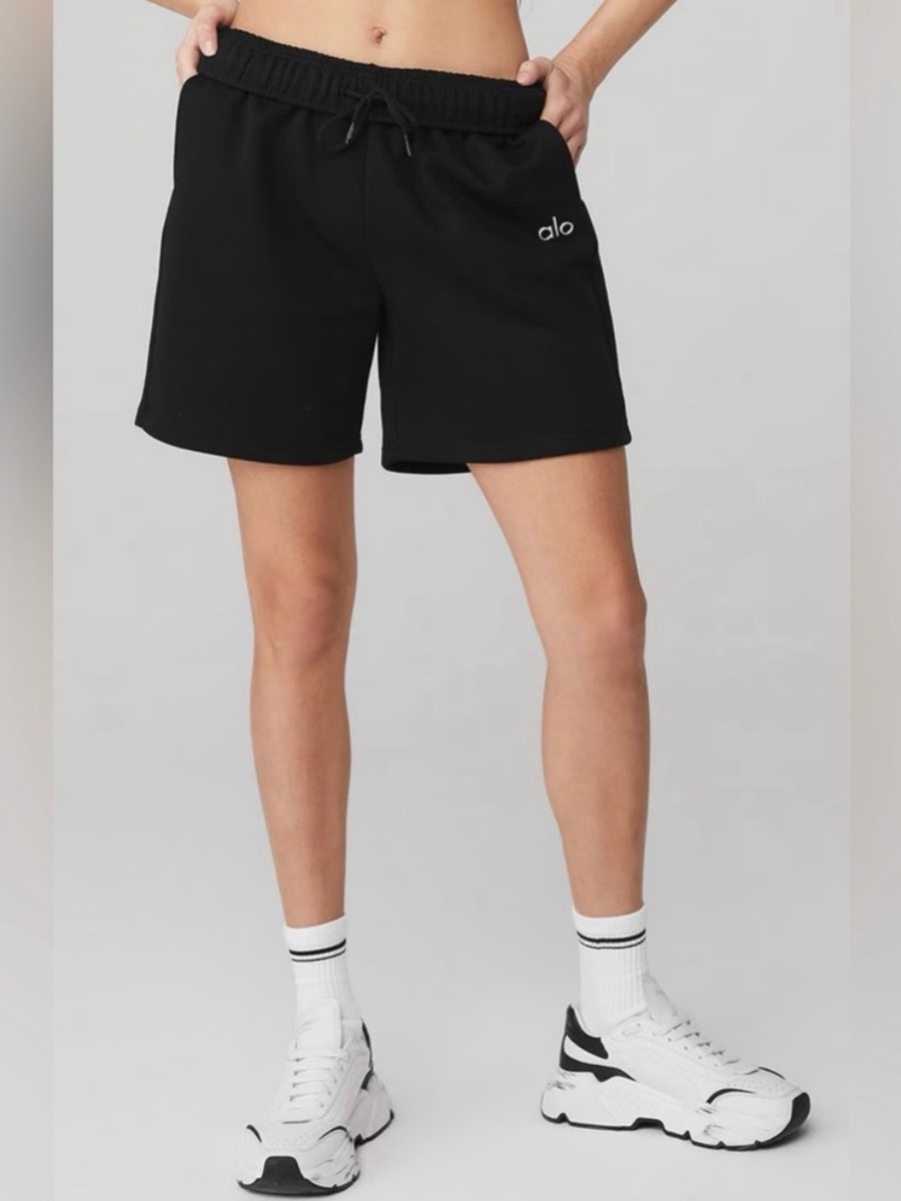 ALO Yoga Black Minimalist Athletic Shorts